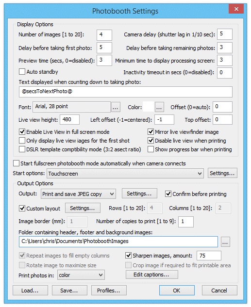 photoboothsettings